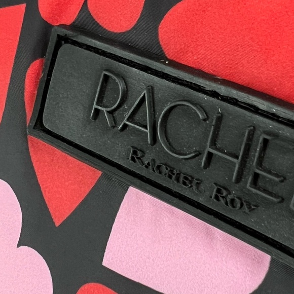 Rachel Roy Heart Nylon Large Pouch Bag NWT - Picture 2 of 15